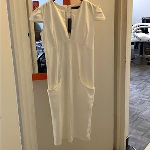 Fit white one piece medium two pockets brand new